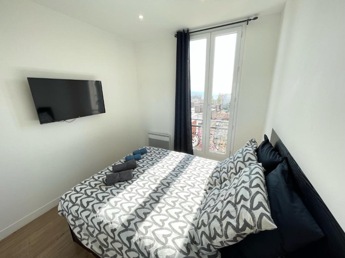 Nice Renting - Cambrai - Luxurious Sea View Terrasse - King Bed - Parking - Ac - Fully Equipped Exteriér fotografie